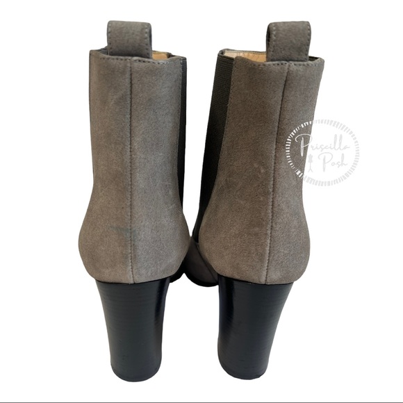 Christian Louboutin Crosta Verabotta 85 Chelsea Boots Grey Black Ankle Booties - Picture 5 of 11